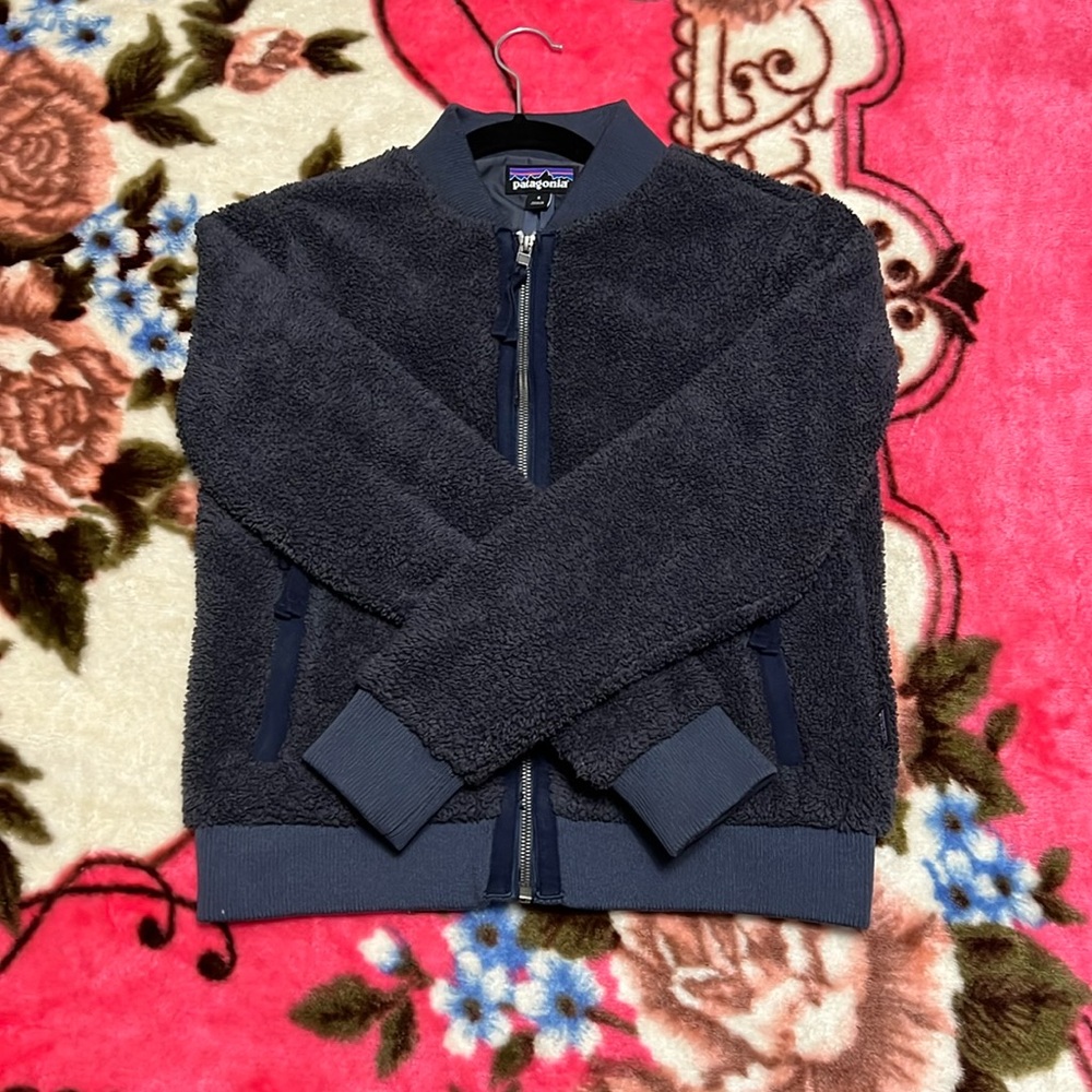 Patagonia Smolder Blue Los Gatos Bomber Jacket Small